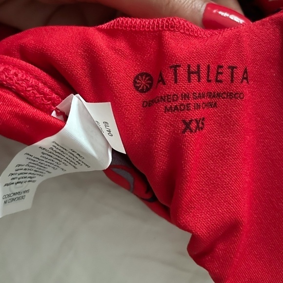 NWT Athleta Aqualuxe Paradaiso Bikini Halter Top - Picture 4 of 6